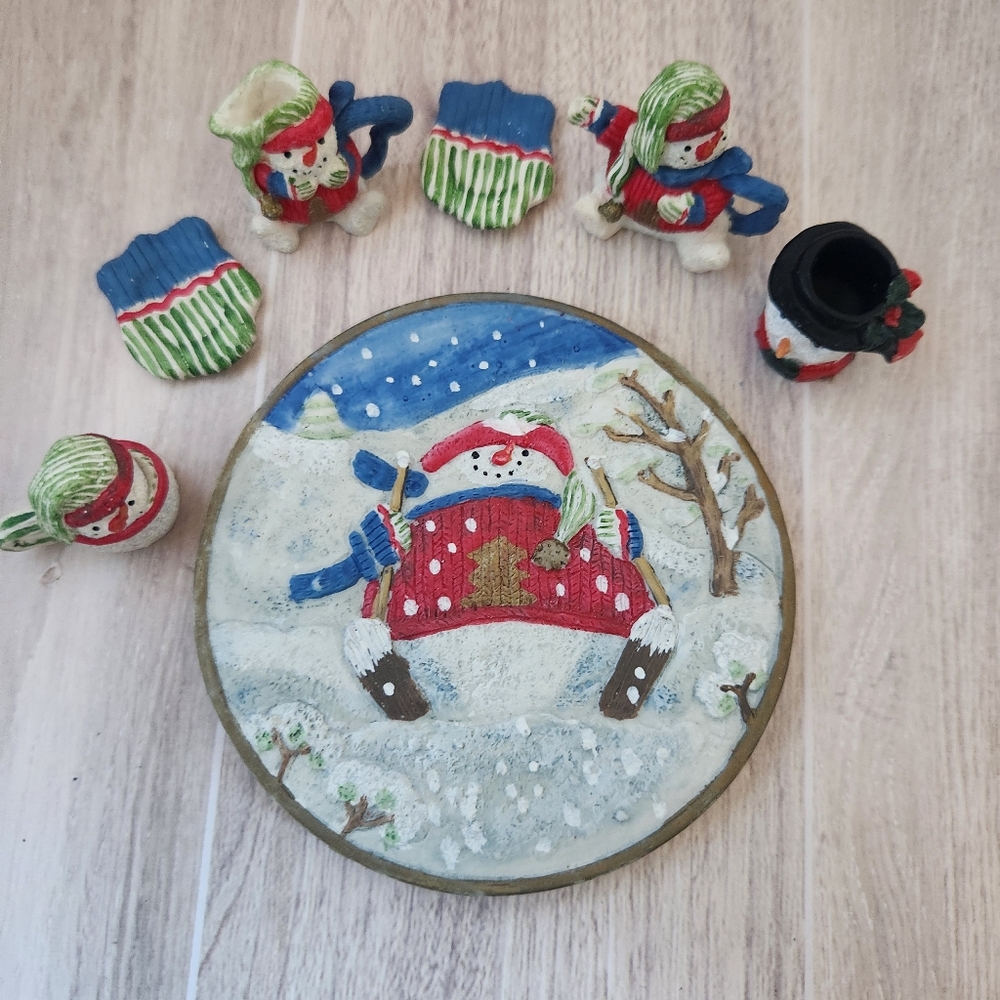 Vintage Christmas Mini Tea Set